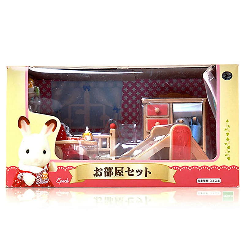 Sylvanian Families кукольный домик, мебель, аксессуары для детской спальни, сцена, игровой набор, без рисунка, для девочек, детская игрушка, подарок, Новинка