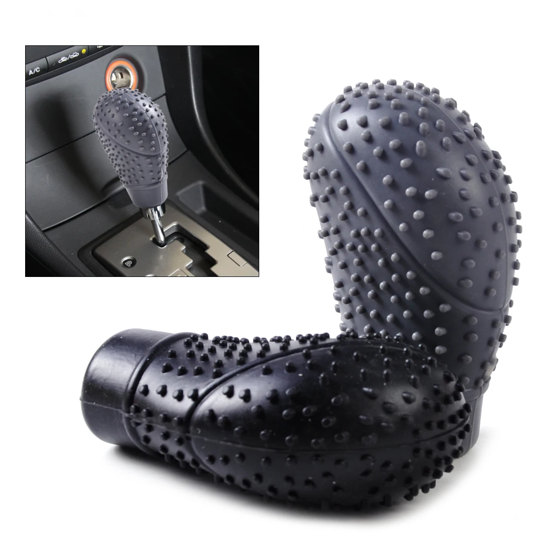 Silicone Car Gear Shift Knob Cover Auto Shift Knobs Elasticity Covers Nonslip Soft Shifter Car Accessories