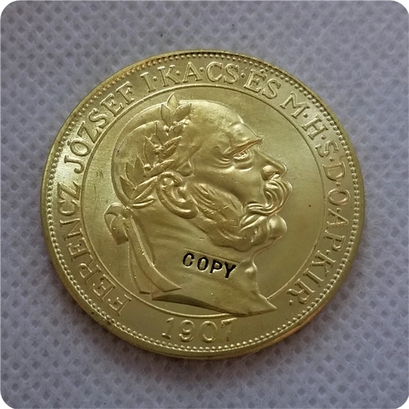 1907 Hungary 100 Korona - I. Ferenc Jozsef COPY COIN FREE SHIPPING | Дом и сад