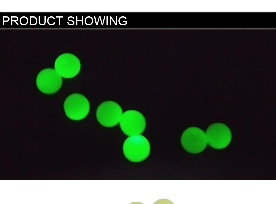 100 штук мягкие рыболовные бусины светящиеся 3 мм-12 мм круглые рыболовные космические бобы затвор свет светящиеся снасти приманки аксессуары