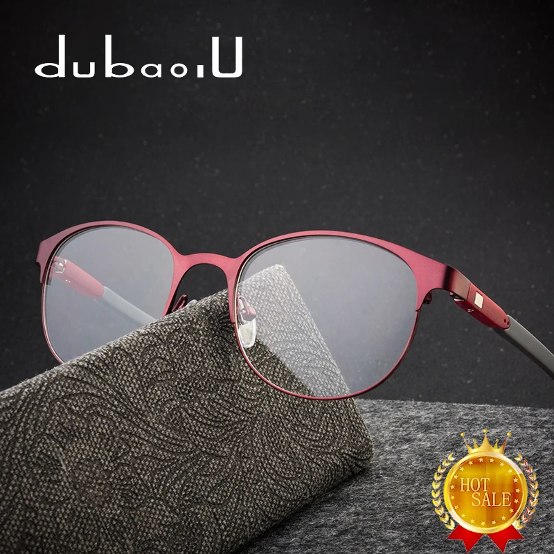 

Alloy Eyeglasses Frame Women Brand Designer Round Spectacles Optical Clear Computer Myopia Eyewear Frames High Quality #HQ03-20