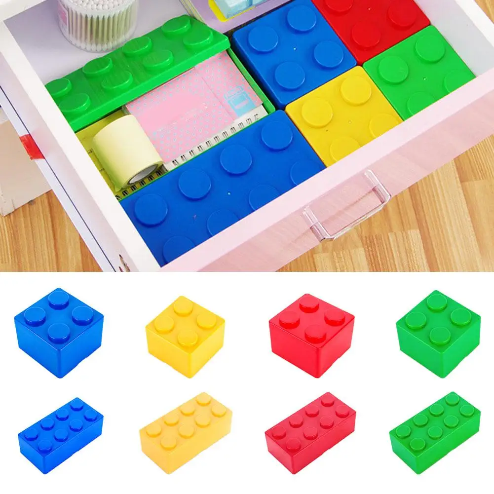

Creative Office Home Desk Buildings Block Storage Box Drawer Sundries Organizer