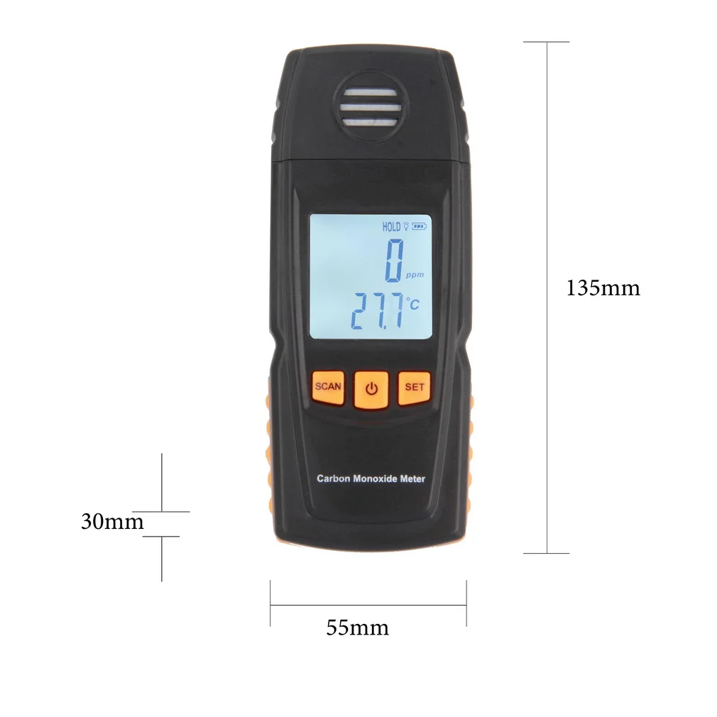ФОТО 1 Pc Handheld Carbon Monoxide CO Monitor Detector Meter Tester 0-1000ppm GM8805 Brand New