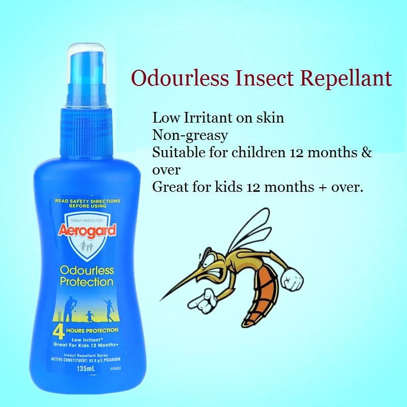 Aerogard Odourless Non greasy Insect Repellant Pump Repels mosquitoes