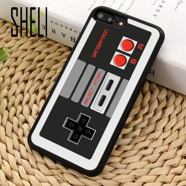 

SHELI Best nes controller white cover game console Phone Case For iPhone 6s 7 8 plus 11 pro X XR XS max Samsung S7 edge S9 S10