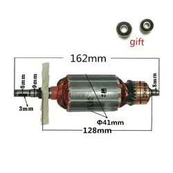 Якорь электродвигателя Ротор двигателя AC220-240V Замена для MAKITA 4100NH алмазное лезвие арматура
