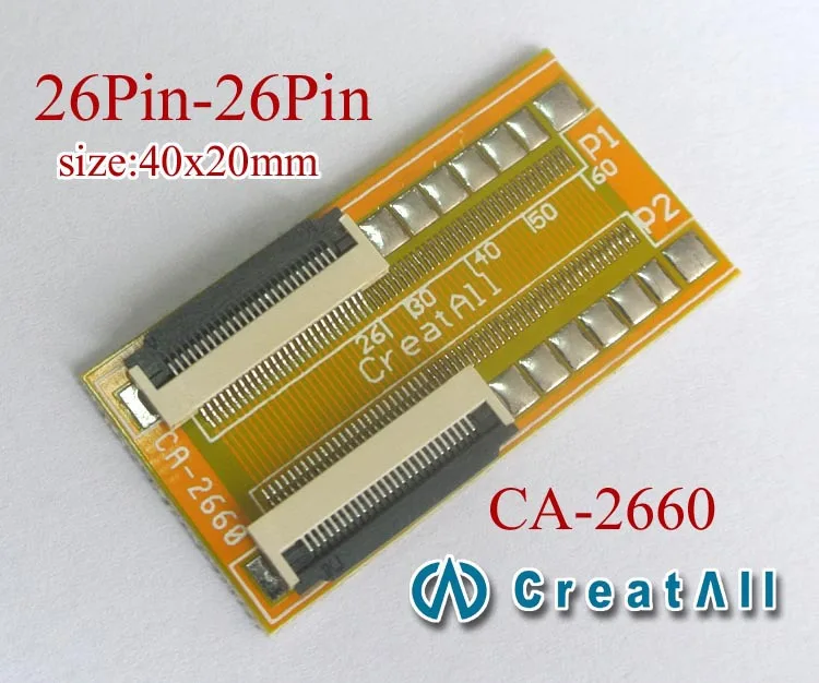 

26pin 0.5mm FFC FPC connector flat flexible cable extension adapter plate FFC adapter buckle