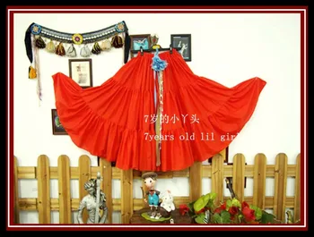 

cotton 3tiered 12yards Ats Gypsy tribal belly dance skirt EF10