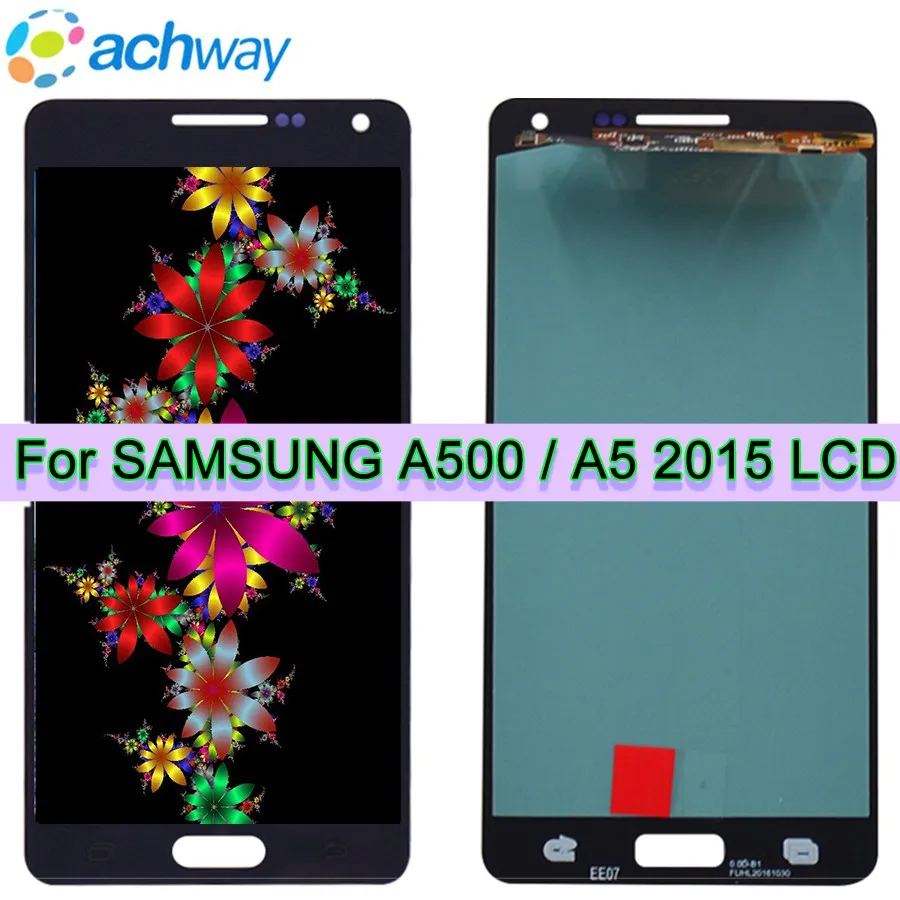 For SAMSUNG GALAXY A5 2015 A500 A500F A500M A500FU LCD Display Touch Screen Digitizer Assembly Replacement For SAMSUNG A500 LCD