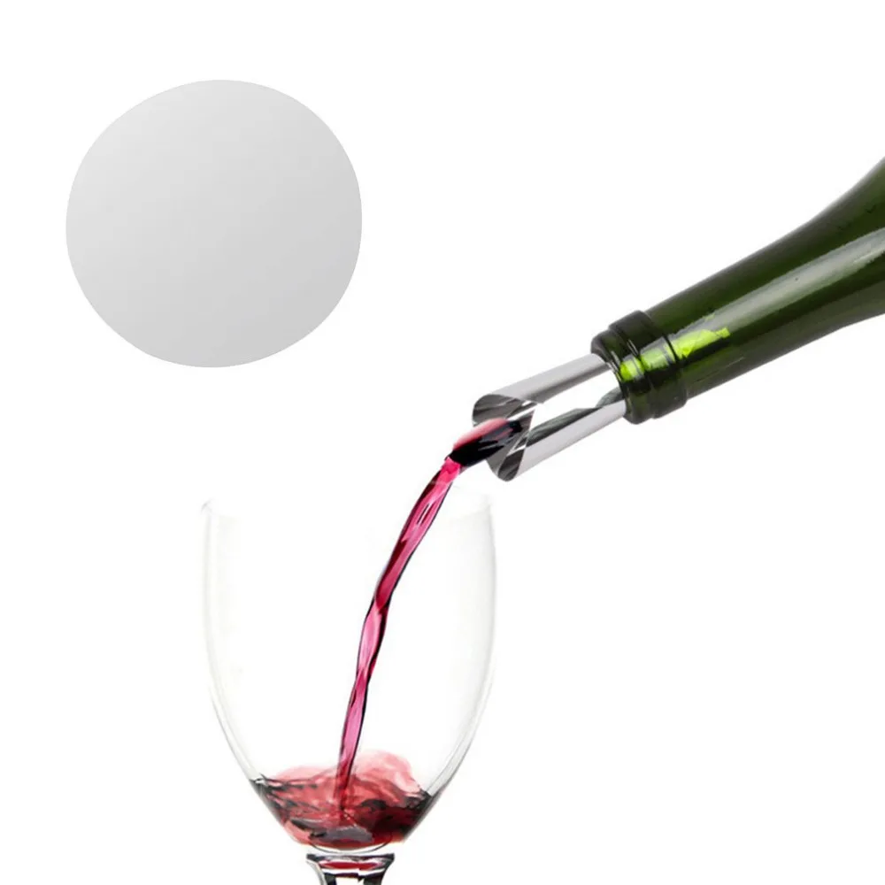 

Foldable Wine Pourer DROPSAVER Leak Proof Spouts Aluminum Foil Wine Whisky Pourer Flexible Reusable Drop Stop Pouring