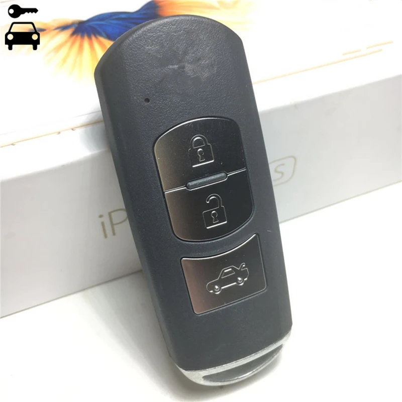 Автомобиль 3 пуговицы Smart Remote Key 433 МГц с ID49 чип SKE13E-01 для M6 Atenza год Модель автомобиля управление сигнализации Mazda