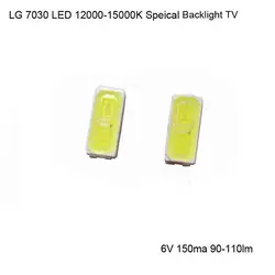 Оригинальный LG notek светодио дный шт. 100 шт. подсветка 1 Вт 7030 В 6 в холодный белый ТВ применение Быстрая доставка
