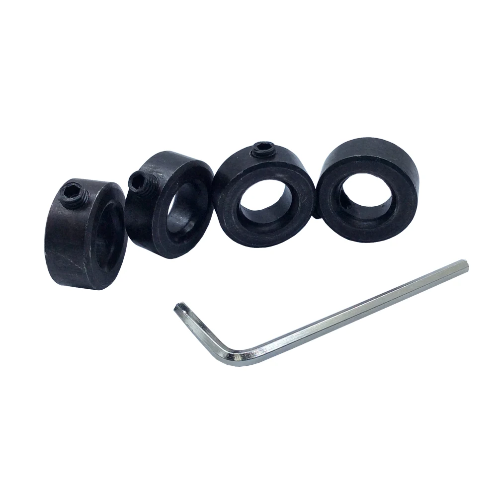 

4Pcs SC45CS16 Carbon Steel Shaft Collars Bore 16mm Outsize 27mm High 9mm Screw Style DIY