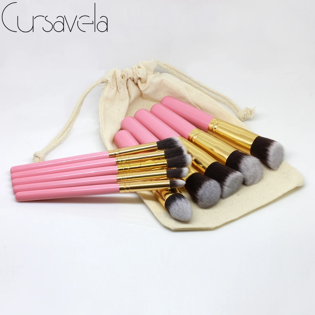 Classic Premiuml Makeup Brushe Set Cosmetic Blending Pencil Blush Nylon