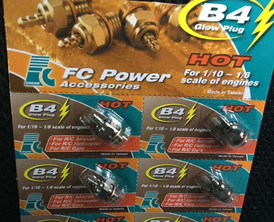 FC Power B4 Hot GLOW PLUG Medium OS NO.8 для радиоуправляемого самолета вертолета-1/1 1 шт. | Игрушки