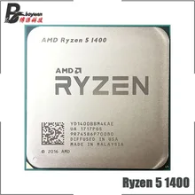 Четырехъядерный процессор AMD Ryzen 5 1400 R5 1400 3,2 ГГц YD1400BBM4KAE Socket AM4