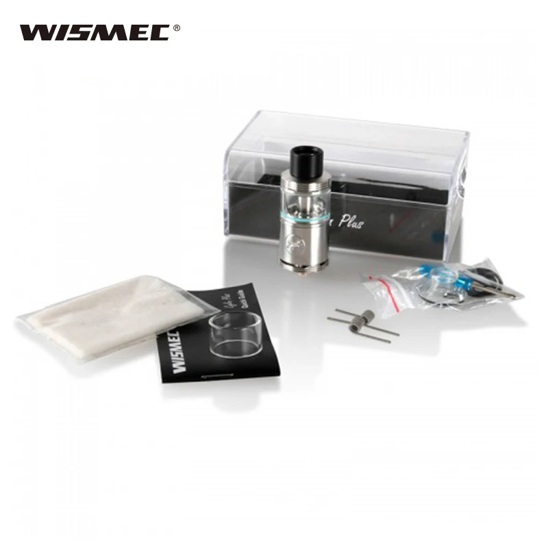 Wismec Cylin Plus RTA tank with Clapton Coil 0.4ohm Wismec Cylin Rebuildable RDA Atomizer dta tank rda Wismec Reuleaux RX2/3