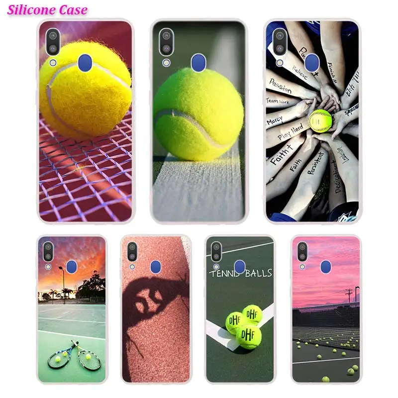 

Silicone Phone Case Tennis ball Sport Fashion Printing for Samsung Galaxy A70 A50 A40 A30 Phone bag Cover