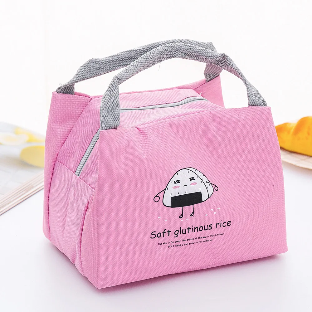 ETya мультяшная Милая изоляционная сумка для обеда для женщин и детей, водонепроницаемая оксфордская Термосумка-холодильник для пикника, Ланч-бокс, сумка для хранения еды - Цвет: 7