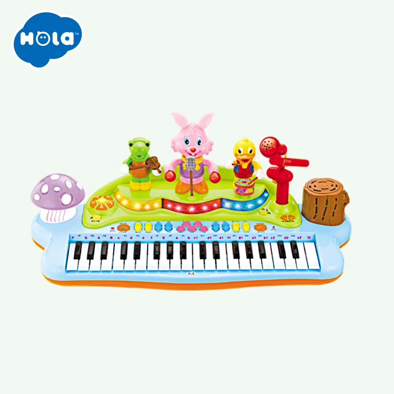HUILE TOYS 669 Kids Musical Toy Electronic Keyboard Musical Organ With Microphone, Stool, Teaching Light up Keys, Dancing Animal HUILE TOYS 669 Kids Musical Toy Electronic Keyboard Musical Organ With Microphone, Stool, Teaching Light up Keys, Dancing Animal
