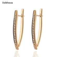 Модные прозрачные серьги-гвоздики из Кубического циркония цвет шампанского золотой для женщин модные серьги круглые Ювелирное Украшение с фианитом женские