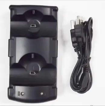 

Hot Sell 2 in1 USB Dual Double Charging Station Charger Stand Dock for PS3 Move Controller