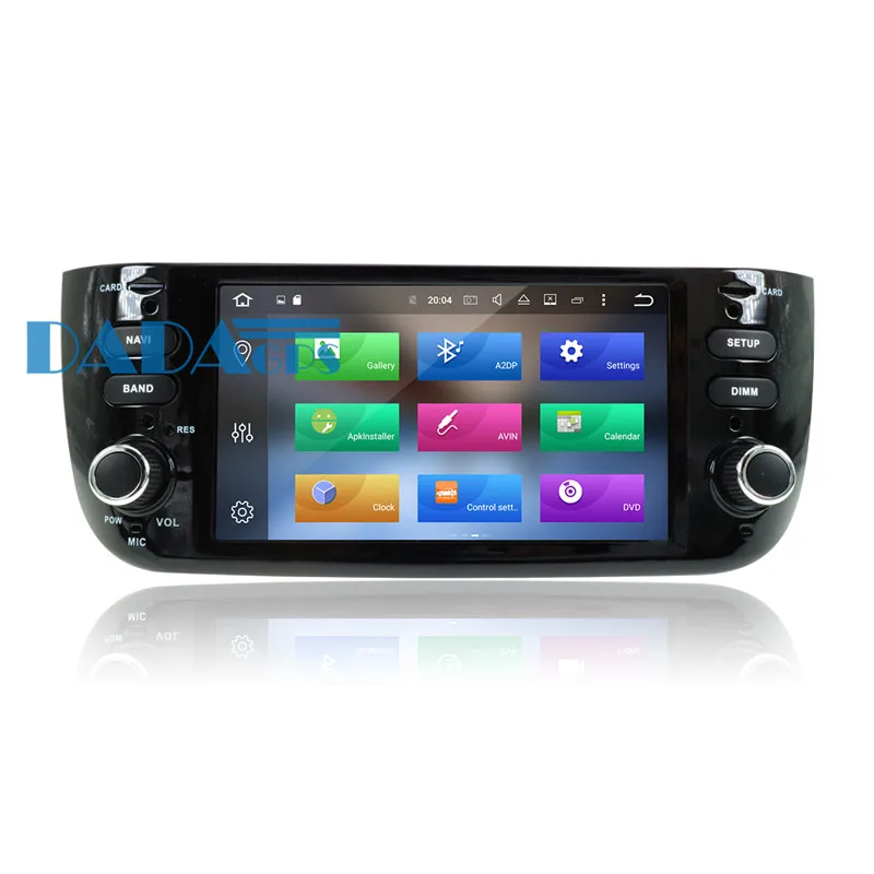 Sale Android 8.1 Car DVD player GPS Navigation Car Radio Stereo Headunit For Fiat Punto 2009 - 2015 Linea 2012 - 2018 Multimedia IPS 6