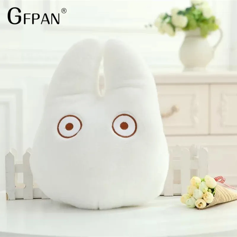 GFPAN 1 шт., супер забавная семейная Подушка Totoro, мягкая подушка в виде животного, украшение для дома, милая серая, белая, синяя, черная детская подушка Totoro