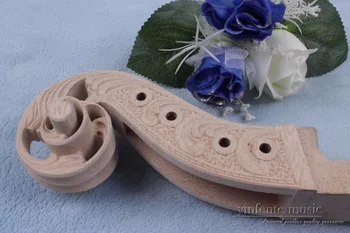 

One 4/4 cello Neck hand carved maple cello neck High Quality #458