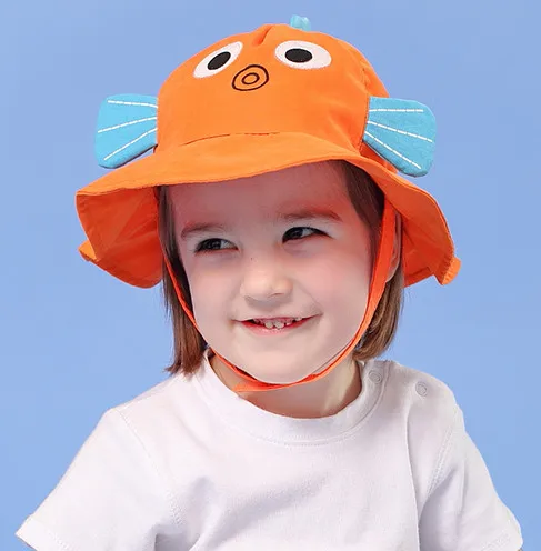 Летняя шляпа с sunhat мультфильма для детей Дети Открытый - Цвет: 50cm 1-2 Year Old