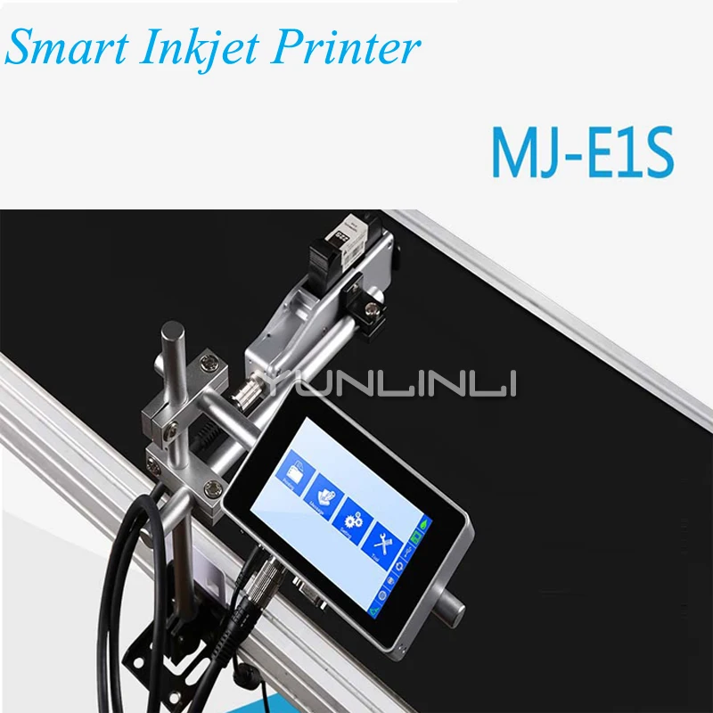 

Electrical Ink-jet Printing Machine Industrial Date/Bar Code Inkjet Printer For Plastic Bottle Can Printing Equipment MH-E1S