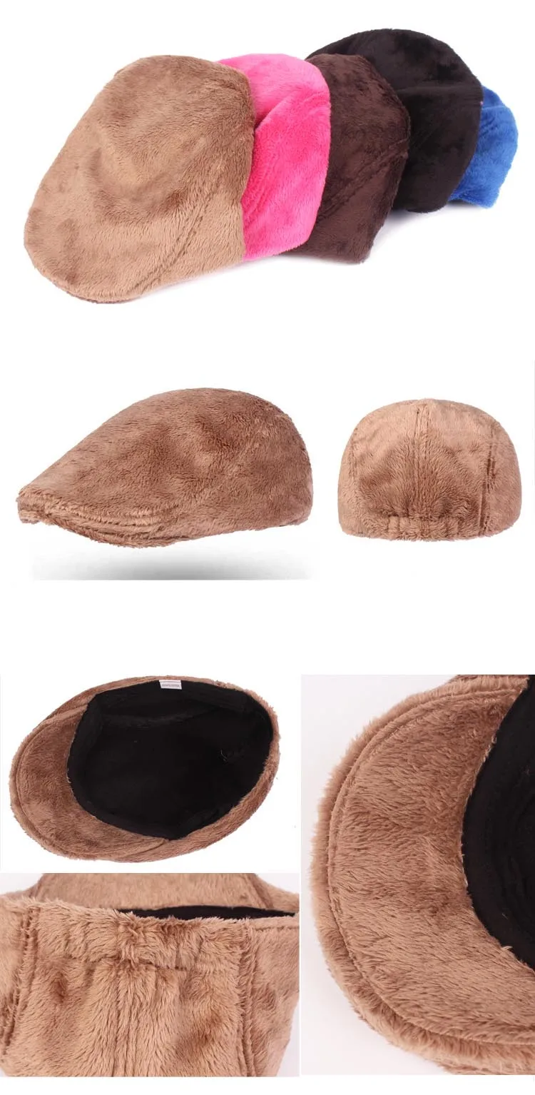 Фибоначчи новые осенние зимние плюшевые Newsboys кепки s Модные женские плоские береты шапки