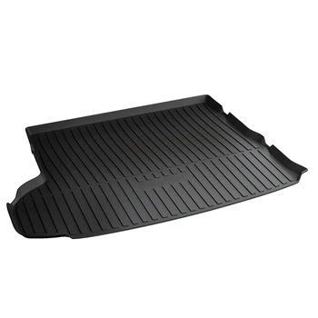 

The trunk is surrounded by 5 seat special tail box mats waterproof high-side three-dimensional for TOYOTA Highlander 2018