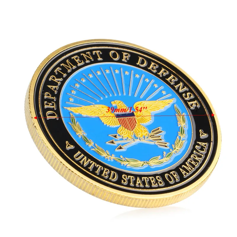 

Gold Plated Army Navy Air Force Marines Commemorative Coin Collection