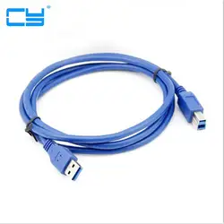 USB 3.0 Мужской утра до USB 3.0 B Тип мужской BM USB3.0 кабель для принтера сканера HDD 0.3 м 0.5 м 1 м 1.5 м 1.8 м 3 м 5 м