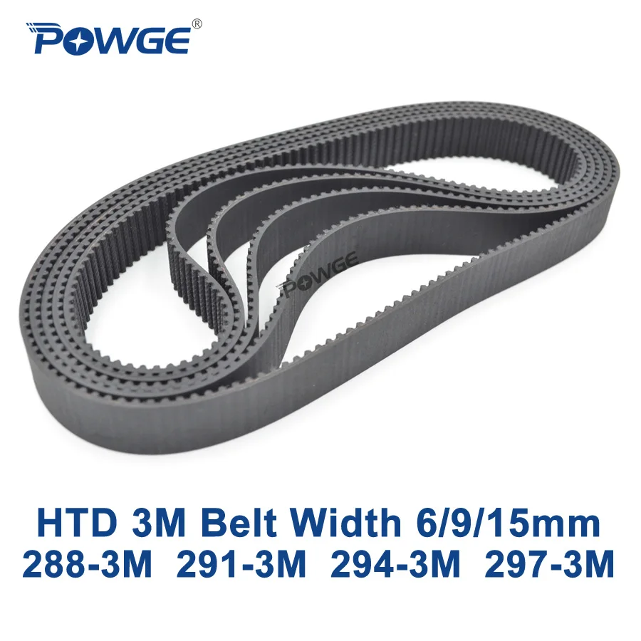 Powge Arco Correia Dentada c = 288 291 294 297 Largura 6 – 9 15 Milímetros Dentes 96 97 98 99 Htd3m Synchronous 288-3m 291-3m 294-3m -3m 3 Htd 3m