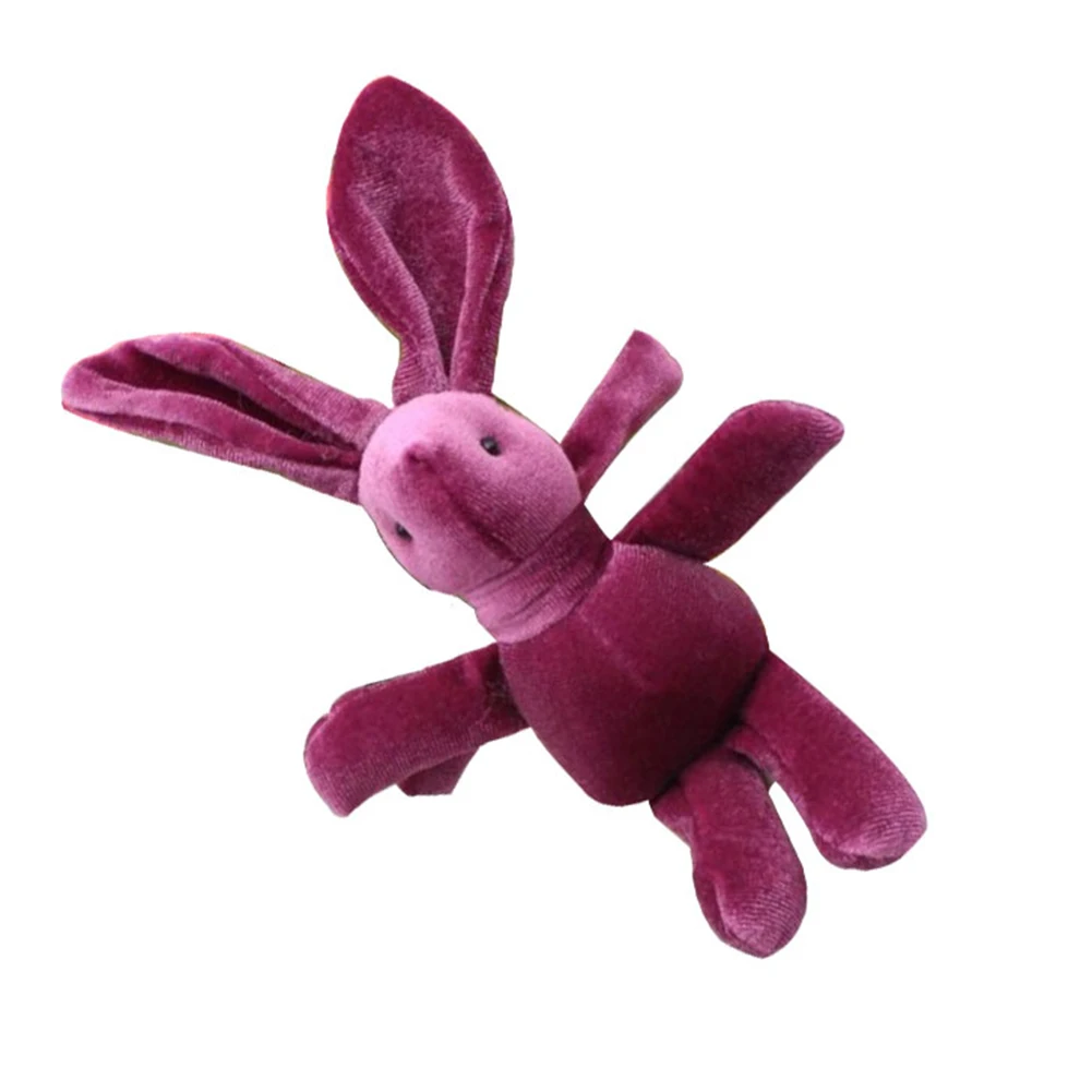 18 дюймов плюшевый Игрушечный Кролик и цветы Pp хлопок бархат Плюшевые корейские длинные ноги кролик подвеска плюшевая кукла девочки