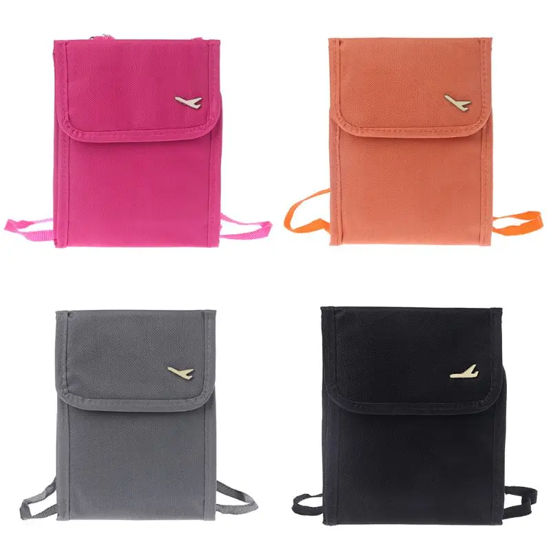 

Multi-function Travel Bag Passport Cards Organizer Simple Unisex Satchel Crossbody Bag Casual Oxford Fabric Card Bag