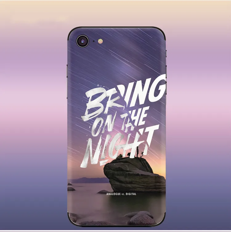 Наклейки для IPhone X XS XR XSMAX защитная пленка наклейка на телефон постер Ландшафтная