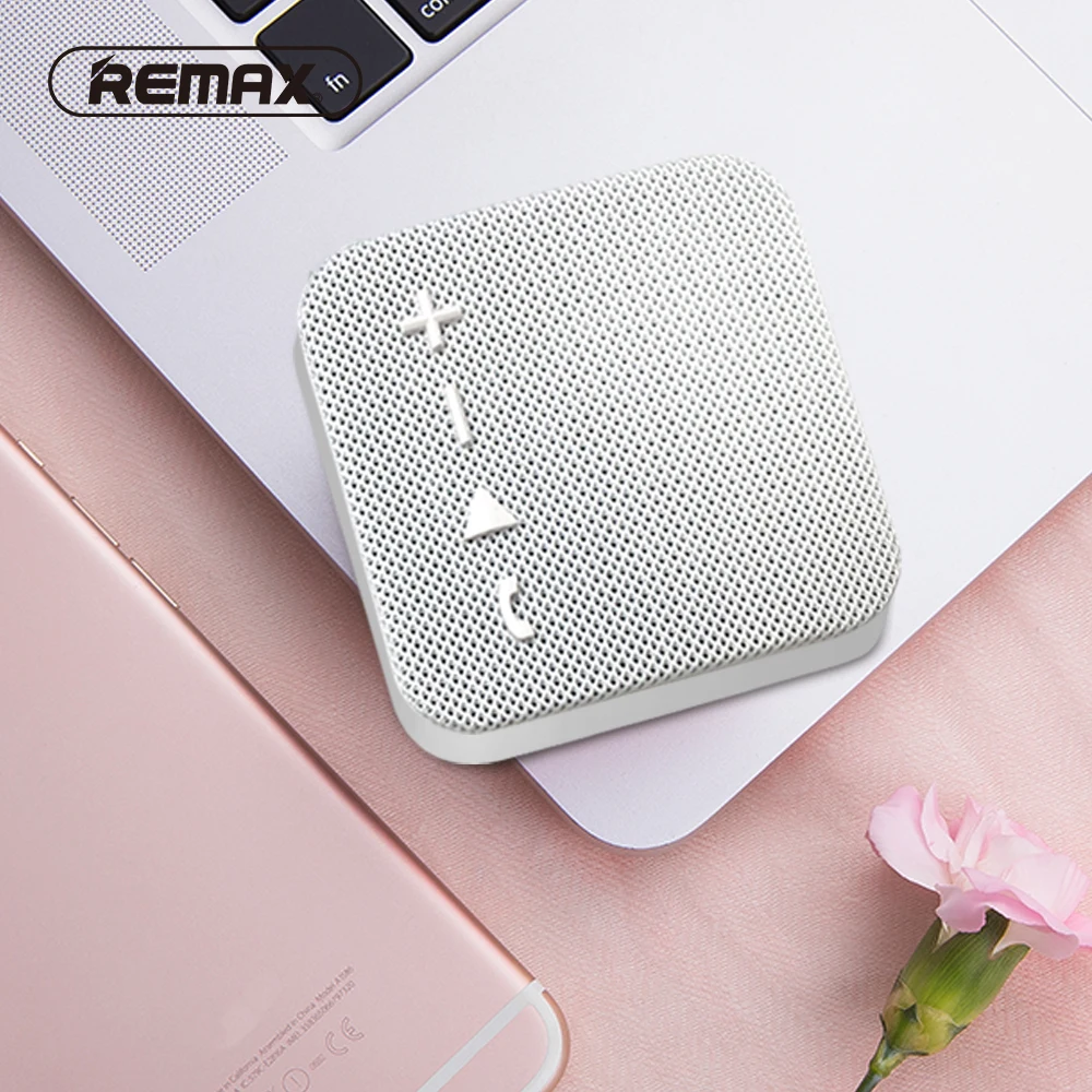 REMAX Mini Bluetooth 4 2 динамик Портативный тканевый металлический стерео музыкальный бас