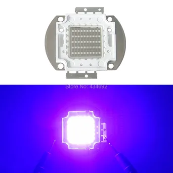 

Free Shipping 50W High Power Led Lamp Light 420-430nm UV Ultra Voilet Purple Emitter DC 30-36V 1700mA Light