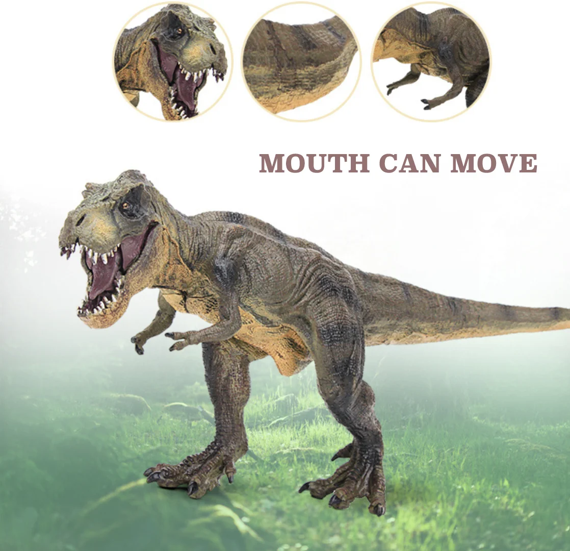 

UTTORA Tyrannosaurus Rex Dinosaur Plastic Toy Model Birthday Kids Gift Children Toy 32*12cm/12.60''*4.72''