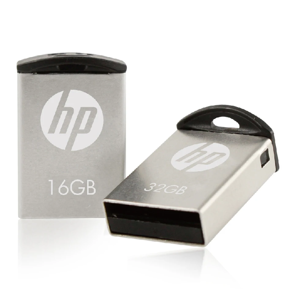 Флешка hp USB флеш-накопитель 16 ГБ 32 ГБ металлический Флешка дропшиппинг цена диск Автомобиль DJ музыка Cle USB 2,0 Memory Stick флэшка