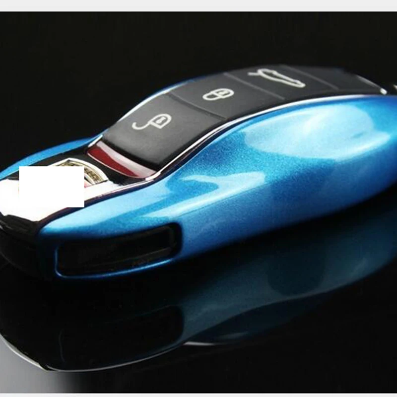 

Car Key Case Protective Shell ABS Plastic Styling Bag Box For Porsche Cayenne Macan Cayman Boxster 911