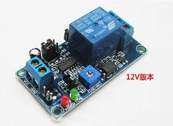 

5pcs DC 12V delay timer relay with delay adjustment potentiometer turn on/off switch module