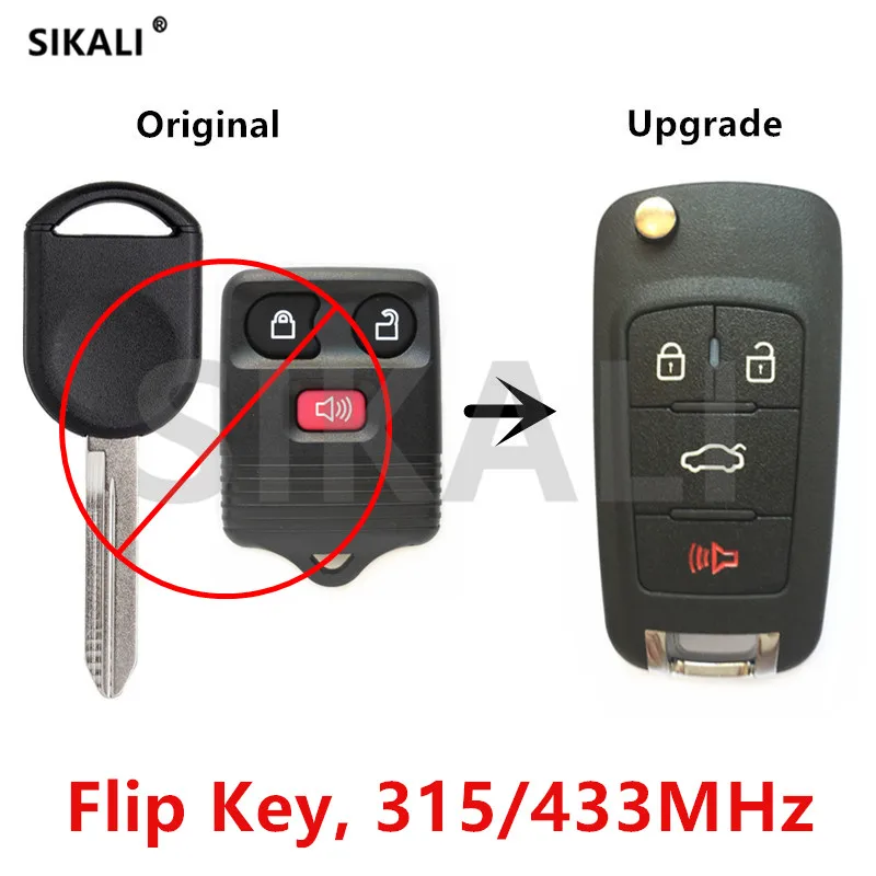 Дистанционный ключ SIKALI для FORD/LINCOLN/MERCURY Mustang Explorer Expedition Taurus Ranger Escape Mercury Mountaineer Navigator