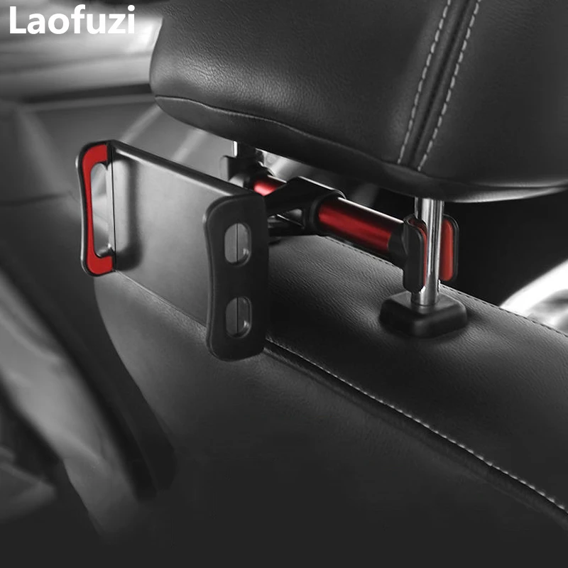 

Car Headrest Back Seat Mobile Phone Tablet Stand Holder Retractable 360 Rotatable Flexible Car Rear Pillow Mount Holder Bracket