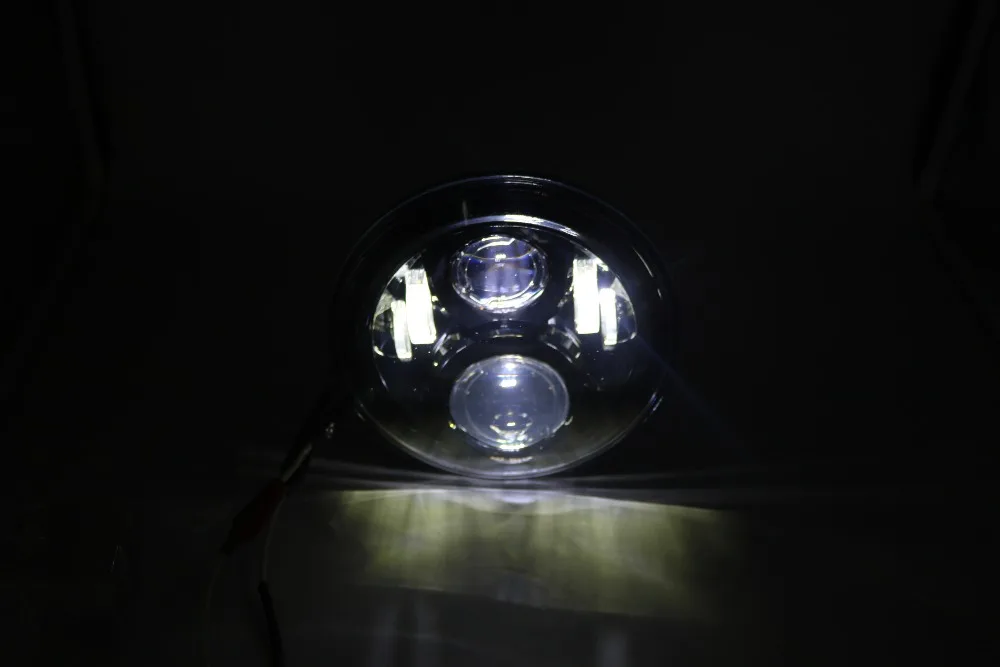 2 шт. автомобильные 7 дюймовые светодиодные фары Halo Angle Eyes DRL налобный фонарь для Jeep Wrangler JK suzuki samurai для Lada 4x4 urban Niva