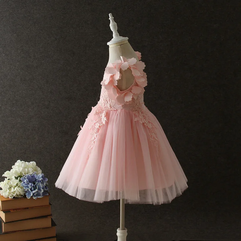 Festa de Aniversário Vestido de Páscoa Laço Infantil Bebê Menina Vestidos Casamento Formal Flor Dressbaptismo Criança Princesa Pétalas Vestido 19 Mamãe e Bebê