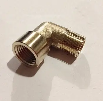 

LOT 5 Brass ELbow Pipe fitting Connector Coupler 90 Deg 1/8" BSP Female to 1/8" BSP Male Thread for water fuel